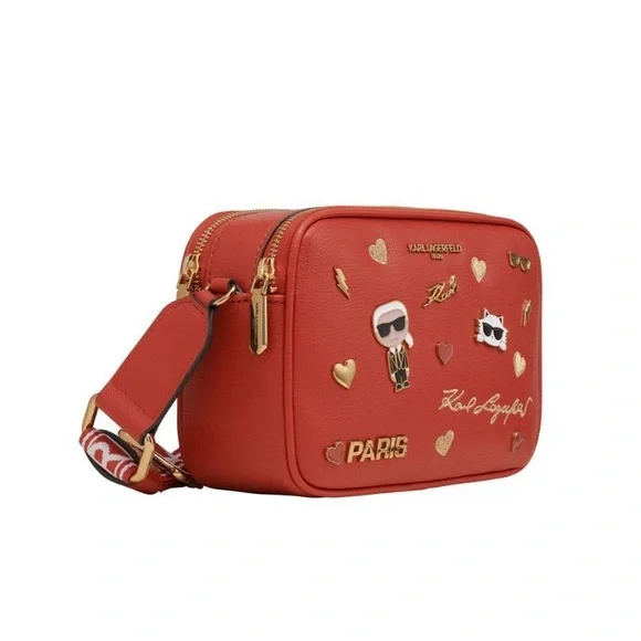 KARL LAGERFELD PARIS| MAYBELLE CAMERA CROSSBODY - Picture 4 of 7